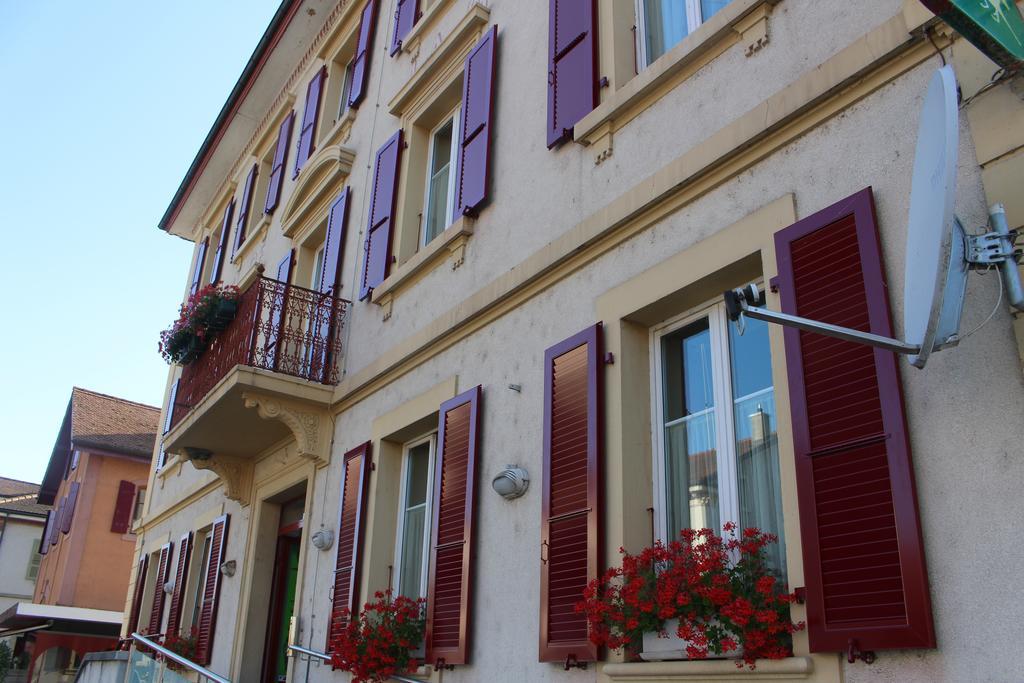 Hotel De La Gare Yvonand Exterior foto