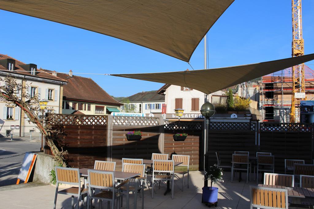 Hotel De La Gare Yvonand Exterior foto