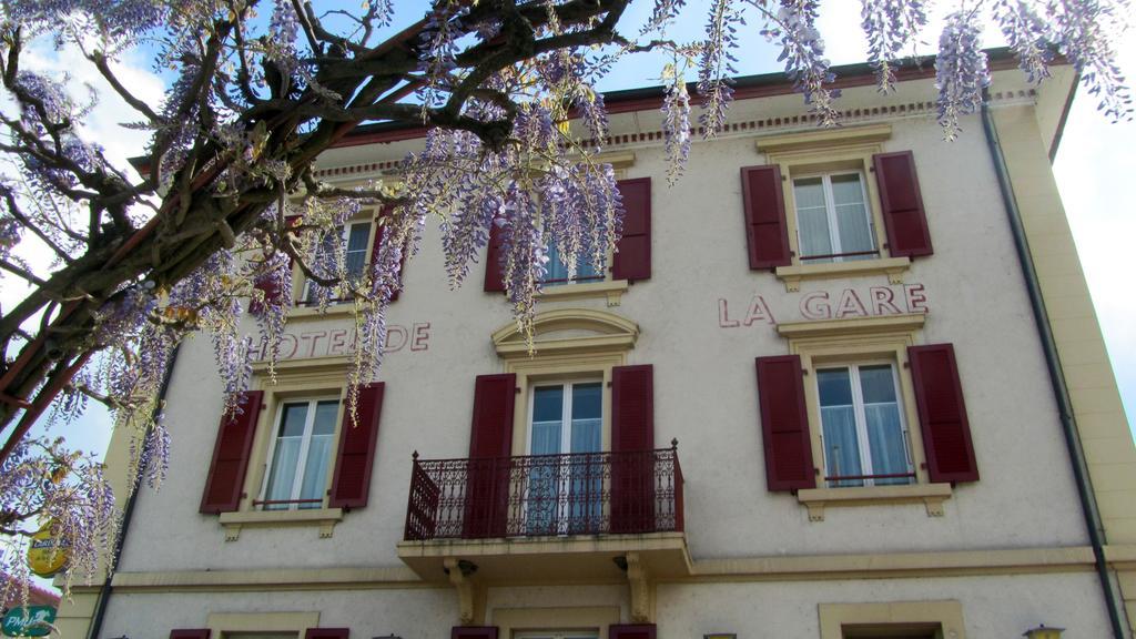 Hotel De La Gare Yvonand Exterior foto